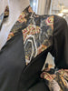 Puzzle sleeve hook and eye shirt with over print ( Available to order)