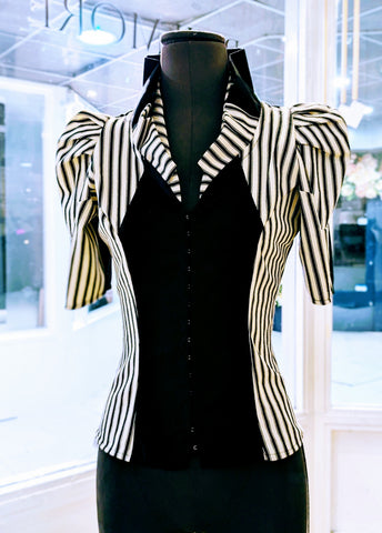 Scala Shirt in black and white ( In Stock)