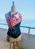 Obi brocade collage cowl neck ( one-off )