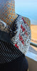 Sheer collage cowl neck ( one-off )