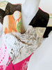 Voile and silks cap sleeve ( one-off )