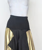 Gold and black skirt with ribbed waist ( one off )