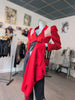 Four fabric red Spencer jacket