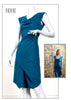 Ponte Roma Jersey selected shades Cowl Neck Dress ( available to order )